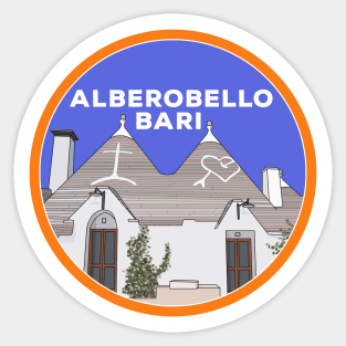 Alberobello Trulli Bari Trullo Italy Sticker